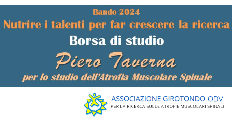 Nutrire i talenti: premiata la vincitrice della borsa 'Piero Taverna' per lo studio della SMA Nutrire i talenti: premiata la vincitrice della borsa 'Piero Taverna' per lo studio della SMA